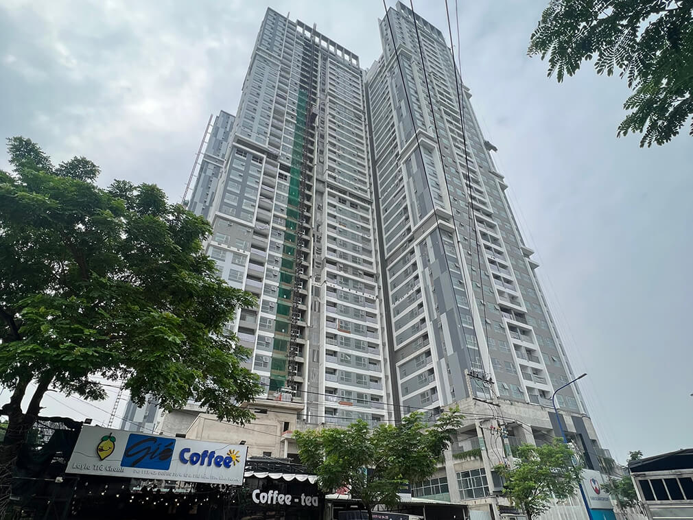 Mặt tiền dự án happy one central